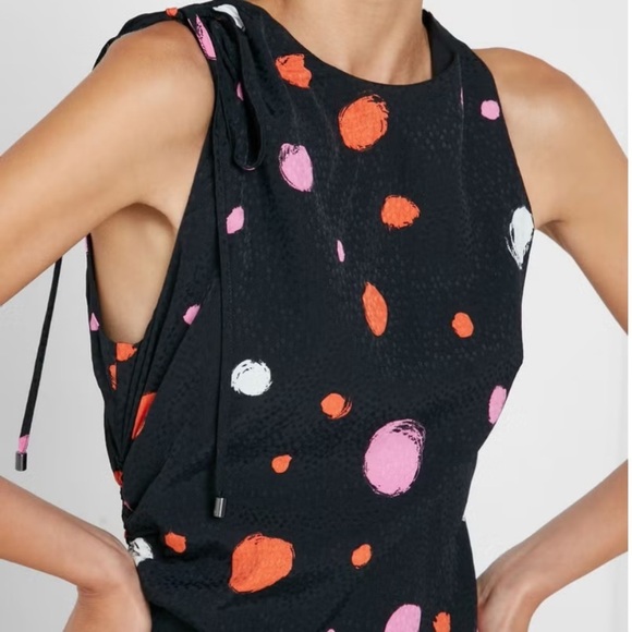 NWT Ted Baker Lizzzee Ruched Side Detail Midi Dress - Picture 5 of 7